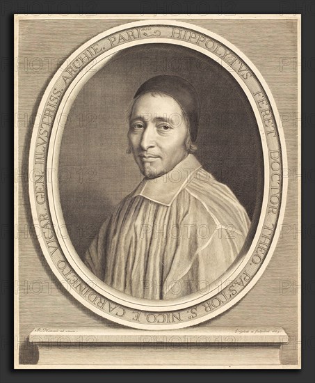 Robert Nanteuil (French, 1623 - 1678), Hippolyte Feret, 1669, engraving