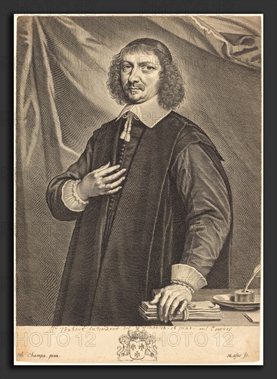 Michel Lasne after Philippe de Champaigne (French, 1590 or before - 1667), Jacques Thubeuf, engraving on laid paper