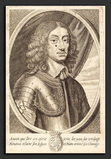 Michel Lasne (French, 1590 or before - 1667), FranÃ§ois de Beauvillier, in or before 1656, engraving on laid paper