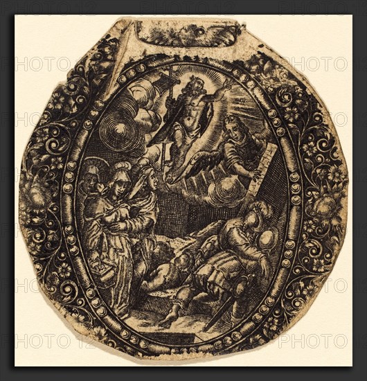 Antoine Jacquard (French, died 1652), The Resurrection, engraving