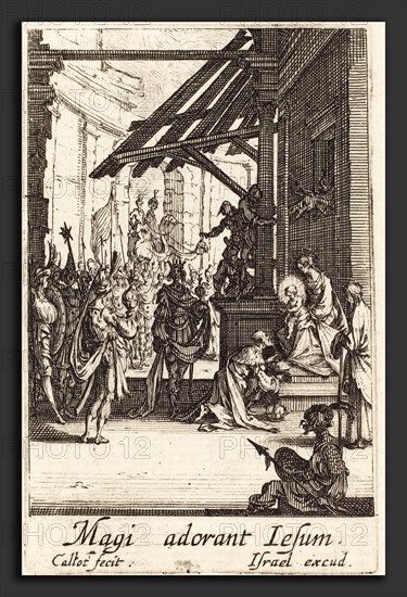 Jacques Callot (French, 1592 - 1635), The Adoration of the Magi, in or after 1630, etching