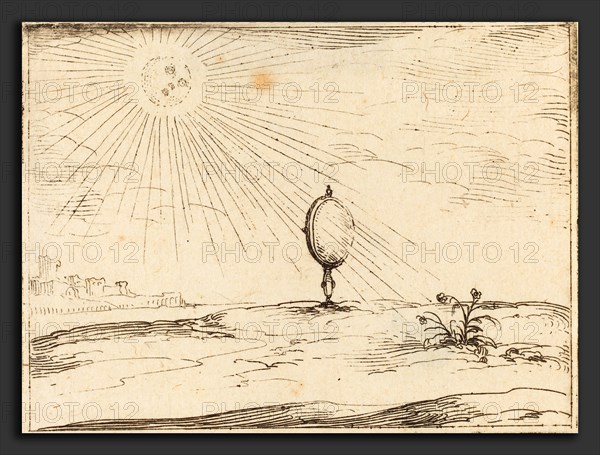 Jacques Callot (French, 1592 - 1635), Rays of the Sun, etching
