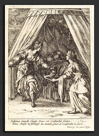 Jacques Callot (French, 1592 - 1635), Judith with the Head of Holofernes, etching