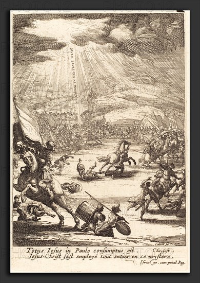 Jacques Callot (French, 1592 - 1635), The Conversion of Saint Paul, etching