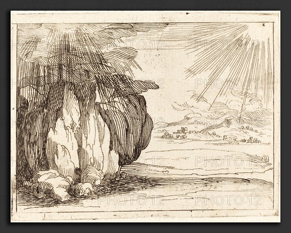 Jacques Callot (French, 1592 - 1635), Sun and Rain, etching