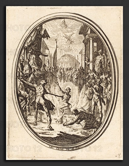 Jacques Callot (French, 1592 - 1635), The Martyrdom of Saint Lawrence, etching