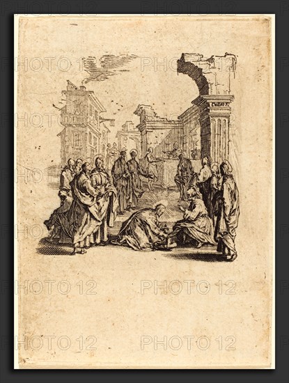 Jacques Callot (French, 1592 - 1635), Christ Washing the Feet of the Apostles, c. 1624-1625, etching