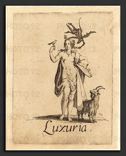 Jacques Callot (French, 1592 - 1635), Lust, probably after 1621, etching and engraving