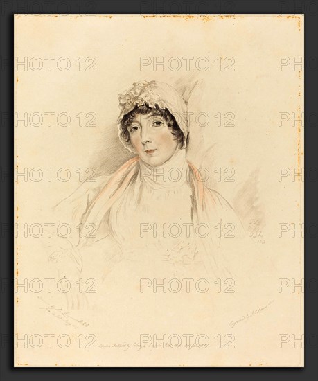 Frederick Christian Lewis I after Sir Thomas Lawrence (British, 1779 - 1856), Lucy Lawrence, 1831, hand-colored engraving