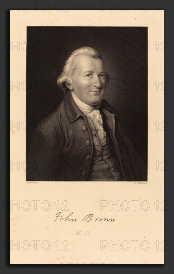 James Thomson after John Donaldson (British, 1789 - 1850), John Brown, M.D., published 1839, stipple engraving and etching
