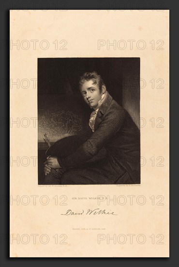 John Henry Robinson after Sir William Beechey (British, 1796 - 1871), Sir David Wilkie, R.A., published 1846, etching with stipple
