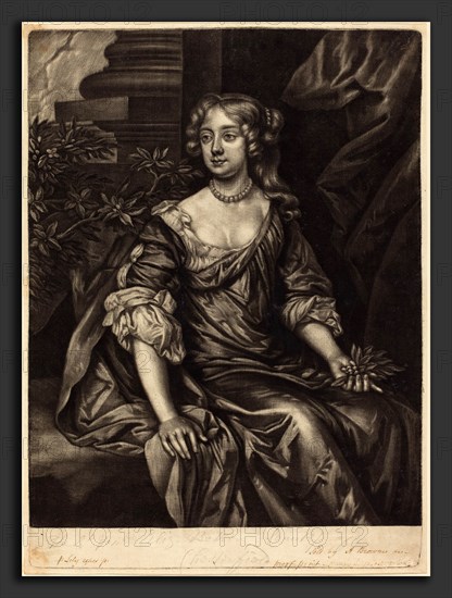 Alexander Browne after Sir Peter Lely (British, active late 17th century), The Right Honorable Lady Elizabeth Butler, Countess of Chesterfield, c. 1680, mezzotint on laid paper [proof]