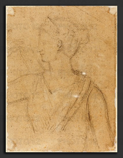 Benjamin Robert Haydon (British, 1786 - 1846), Study of the Statue of Diana in the Vatican, charcoal on laid paper
