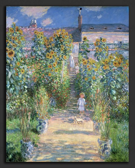 Claude Monet, The Artist's Garden at Vétheuil, French, 1840 - 1926, 1880, oil on canvas