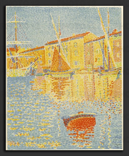 Paul Signac (French, 1863 - 1935), The Buoy (La bouée), 1894, 6-color lithograph