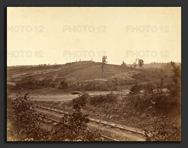 George N. Barnard, Battlefield in Atlanta, American, 1819 - 1902, 1864, albumen print from collodion negative mounted on paperboard