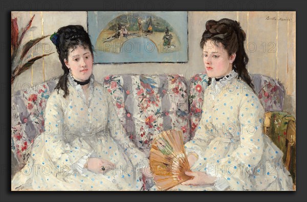 Berthe Morisot, The Sisters, French, 1841 - 1895, 1869, oil on canvas