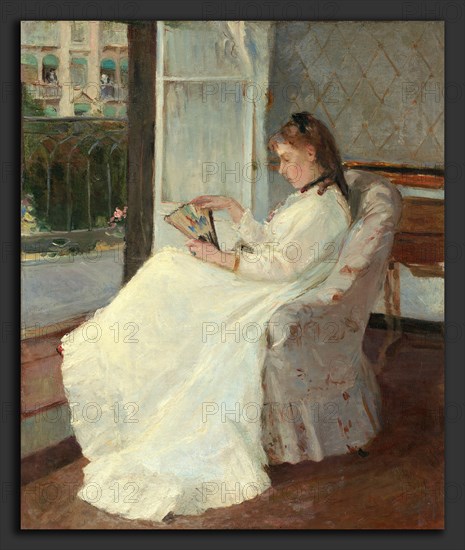 Berthe Morisot (French, 1841 - 1895), The Artist's Sister at a Window, 1869, oil on canvas