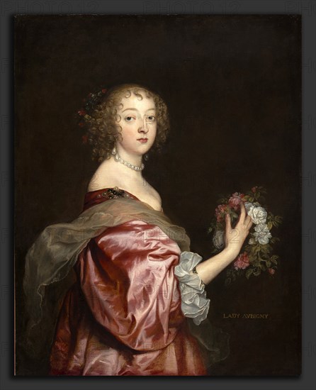 Sir Anthony van Dyck (Flemish, 1599 - 1641), Catherine Howard, Lady d'Aubigny, c. 1638, oil on canvas