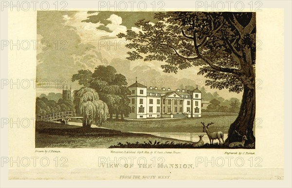 An Historical and Descriptive Account of Croome d'Abitot, the seat of the Right Hon. the Earl of Coventry, 19th century engraving, UK