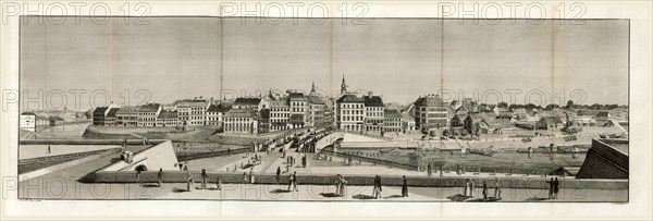 Vienna, Wien, 19th century engraving