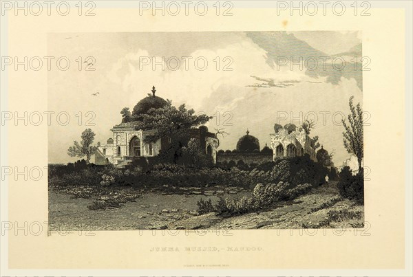 Jumma Musjid, Mandoo, Views in India, by Prout, Stanfield, Cattermole, Purser, Cox, Austen, &c. from original sketches by Commander R. Elliott