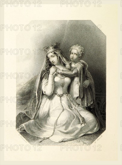 The Shakespeare Gallery, containing the principal female characters in the plays of the great poet, 19th century engraving