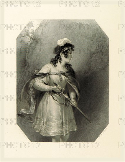 The Shakespeare Gallery, containing the principal female characters in the plays of the great poet, 19th century engraving