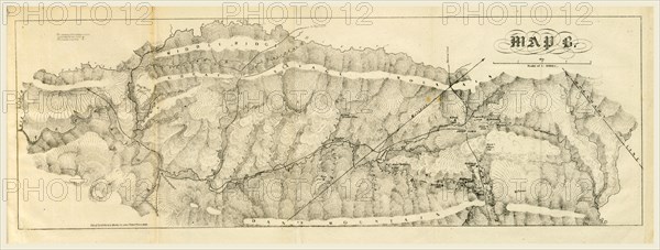 Report on the new map of Maryland, 1836, 19th century engraving