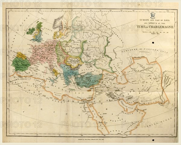 The History of the Decline and Fall of the Roman Empire, Time of Charlemagne, 19th century engraving