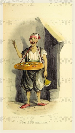Bon Bon Seller, Damascus and Palmyra, a journey to the East. With a sketch of the state and prospects of Syria under Ibrahim Pasha, illustrations by W. M. Thackeray, 19th century engraving