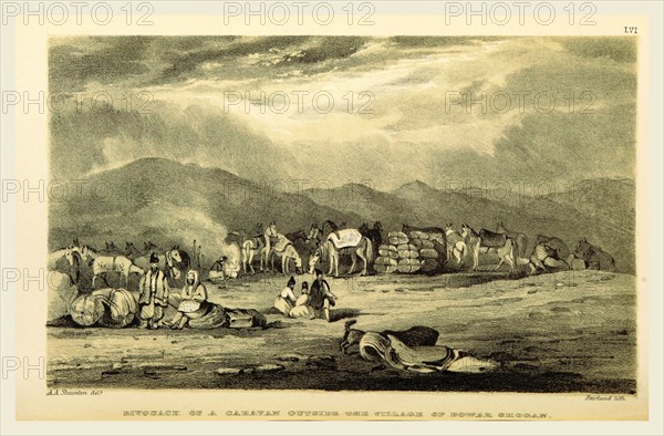 Bowar Shogan, Narrative of the Euphrates Expedition carried on by Order of the British Government during the years 1835, 1836, and 1837, 19th century engraving