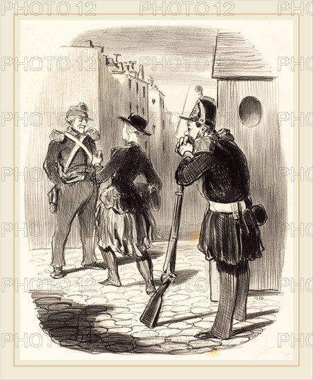 Honoré Daumier (French, 1808-1879), Ce satané Pigochard, 1848, lithograph