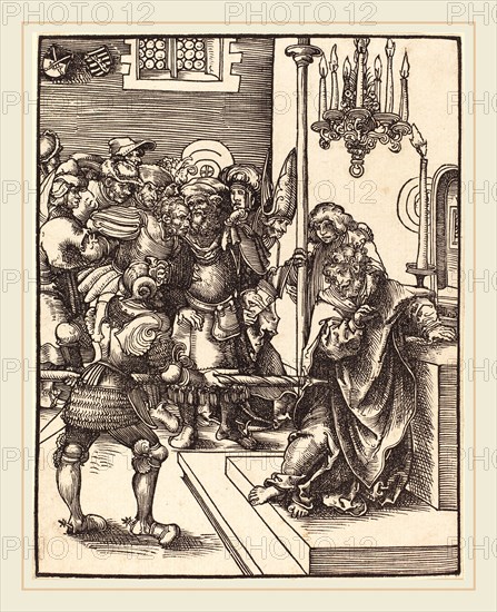 Lucas Cranach the Elder (German, 1472-1553), Saint Thomas, woodcut