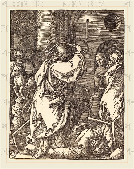 Albrecht DÃ¼rer (German, 1471-1528), Christ Expelling the Moneylenders from the Temple, probably c. 1509-1510, woodcut