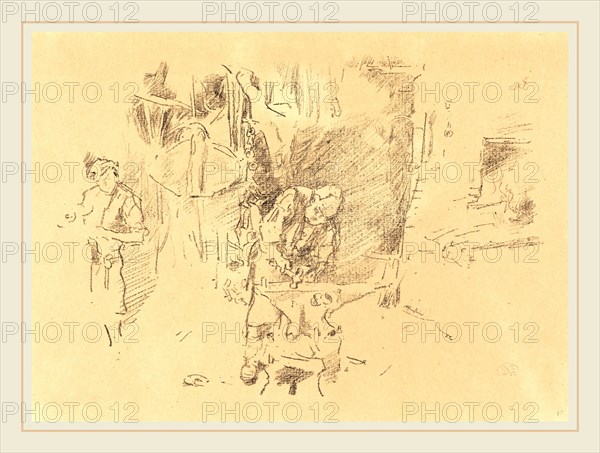 James McNeill Whistler (American, 1834-1903), The Sunny Smith, 1895, lithograph