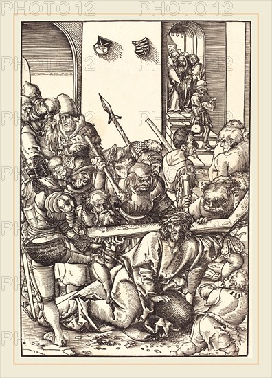 Lucas Cranach the Elder (German, 1472-1553), Christ Bearing the Cross, in or before 1509, woodcut
