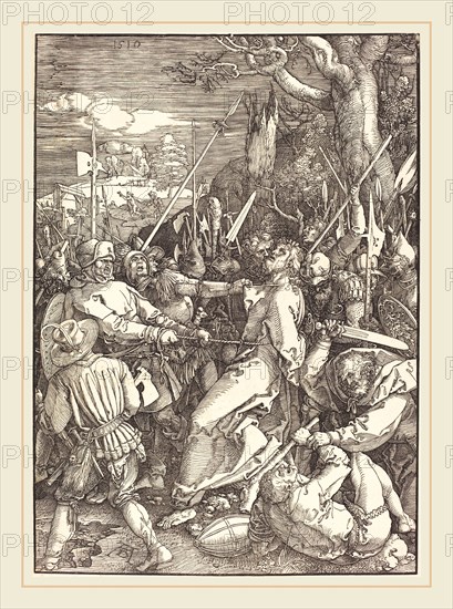 Albrecht Dürer (German, 1471-1528), The Betrayal of Christ, 1510, woodcut