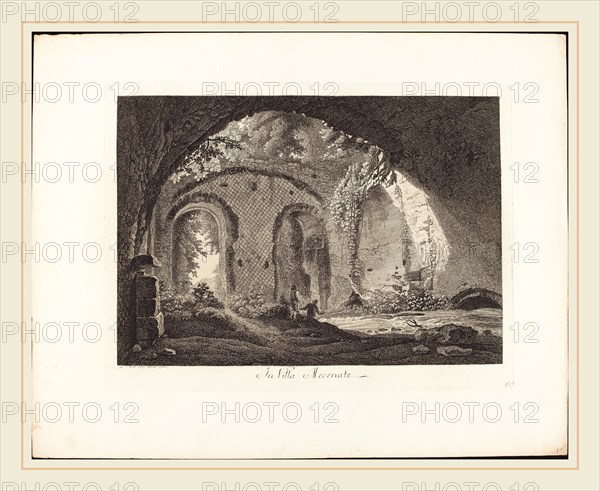 Albert Christoph Dies (Austrian, 1755-1822), In Villa Mecenate, 1794, etching on laid paper