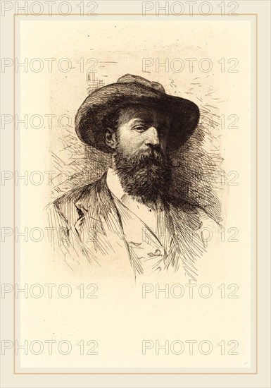 Wilhelm Unger (German, 1775-1855), Self-Portrait, etching on laid paper