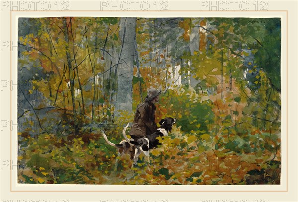 Winslow Homer (American, 1836-1910), On the Trail, c. 1892, watercolor over graphite