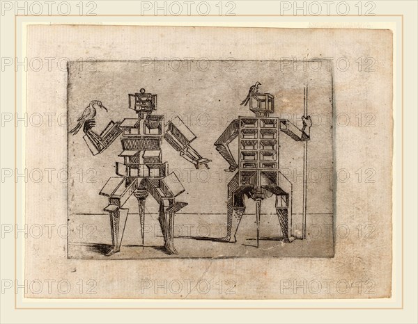 Giovanni Battista Bracelli (Italian, active c. 1624-1649), From "Bizzarie di varie Figure", 1624, etching