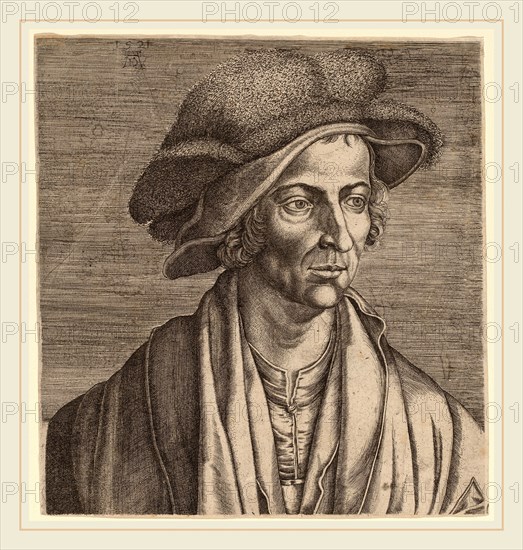 Netherlandish 16th Century or Attributed to Cornelis Cort after Albrecht Dürer, Joachim Patinir, 16th century, engraving