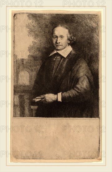 Rembrandt van Rijn (Dutch, 1606-1669), Jan Antonides van der Linden, 1665, etching, drypoint and burin