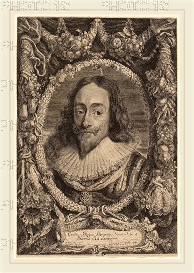 Jonas Suyderhoff after Sir Anthony van Dyck (Dutch, c. 1613-1686), Charles I, King of England, 1650?, etching and engraving