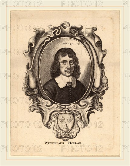 Wenceslaus Hollar (Bohemian, 1607-1677), Self-Portrait, 1647, etching
