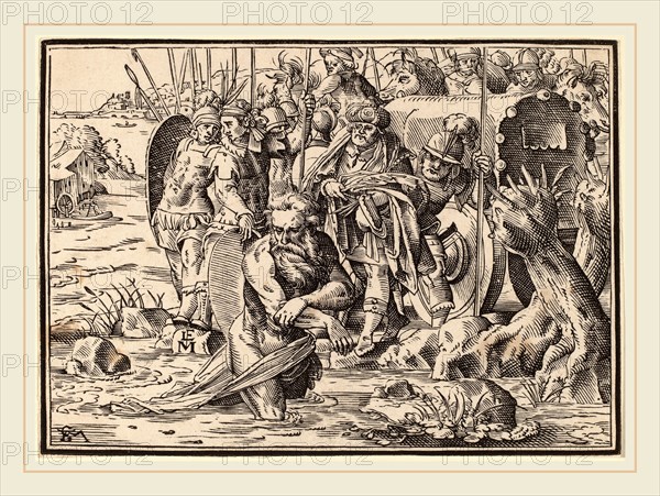 Christoph Murer, The Martyrdom of Saint James (?), Swiss, 1558-1614, published 1630, woodcut on laid paper