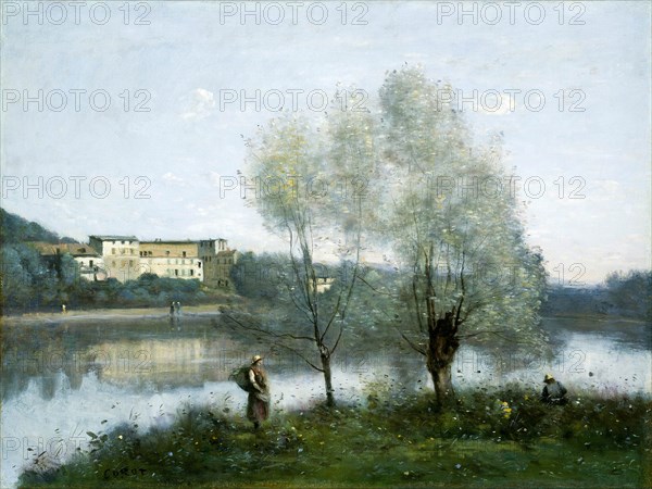 Jean-Baptiste-Camille Corot, Ville-d'Avray, French, 1796-1875, c. 1865, oil on canvas