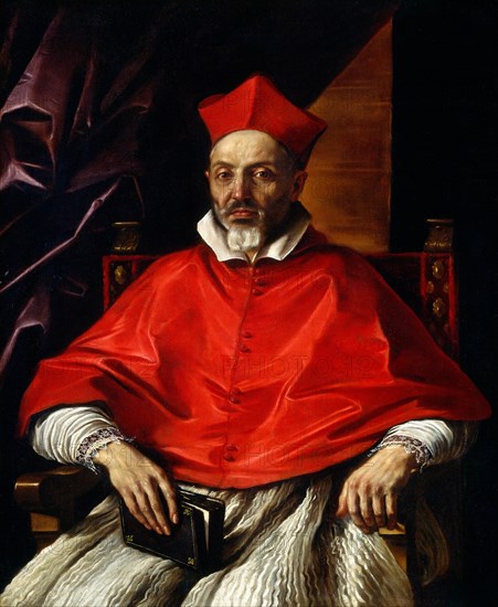Giovanni Francesco Barbieri, called Guercino, Cardinal Francesco Cennini, Italian, 1591-1666, 1625, oil on canvas