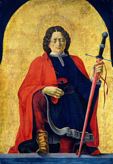 Francesco del Cossa, Saint Florian, Italian, c. 1436-1477-1478, c. 1473-1474, tempera on panel